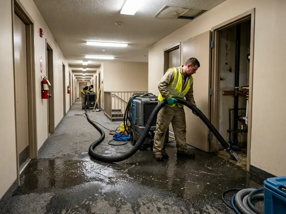 multi-unit-apartment-hallway-f-005 — frequently asked questions, Emergency Burst Pipe Water Extraction & Removal in Sleepy H…